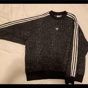 Adidas leopard sweatshirt